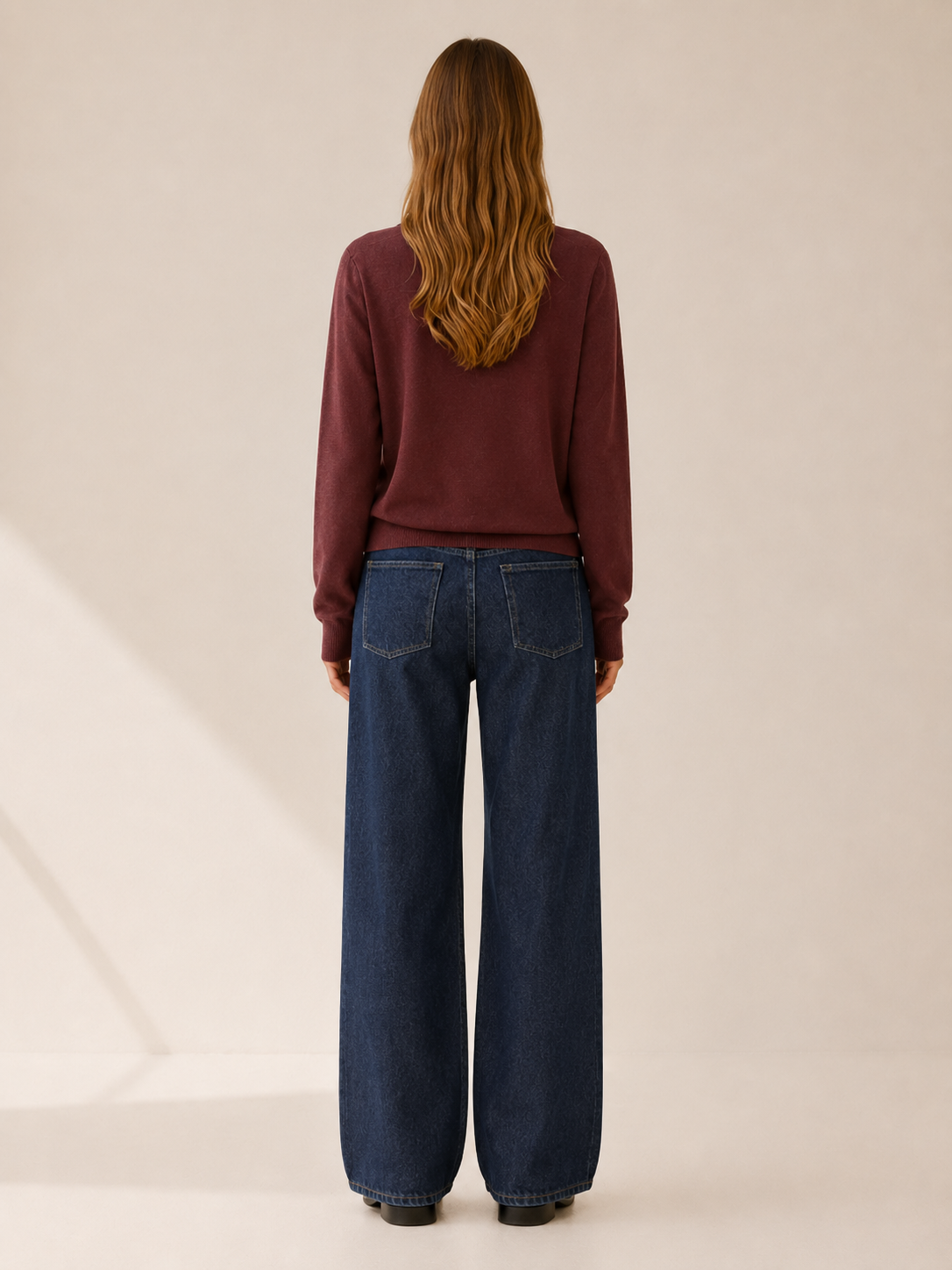 Viorica | Jumper with Scarf Tie and Pointed Collar