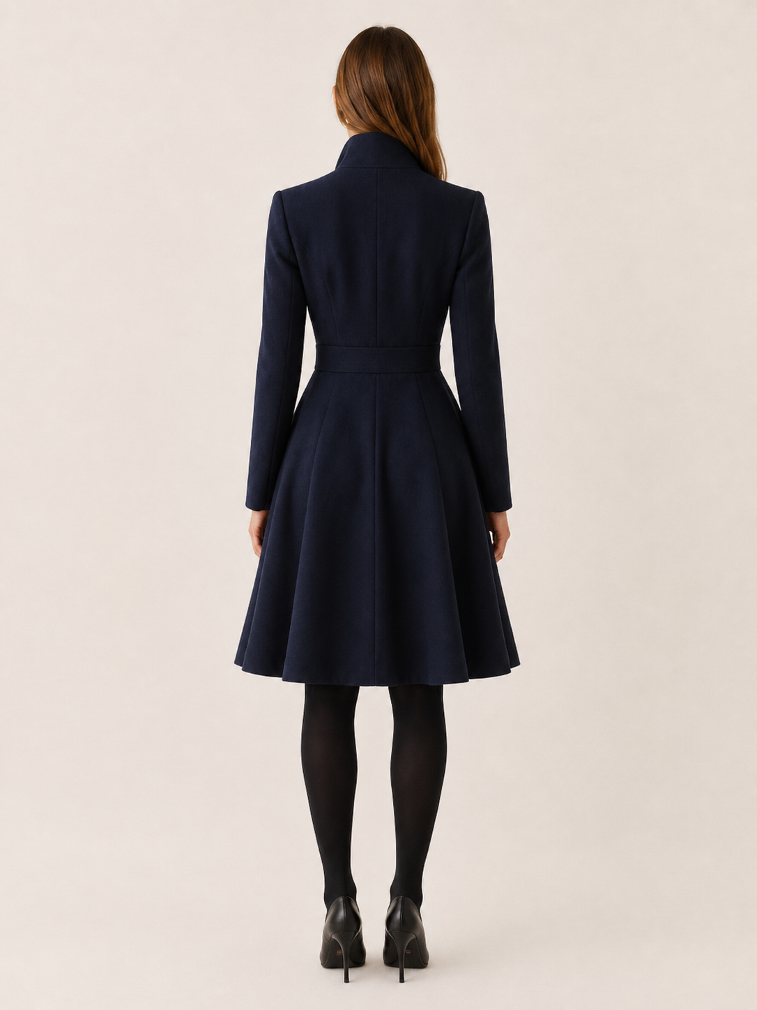 Zelverisse | Women's Coat Dress with Tailored A-Line Fit