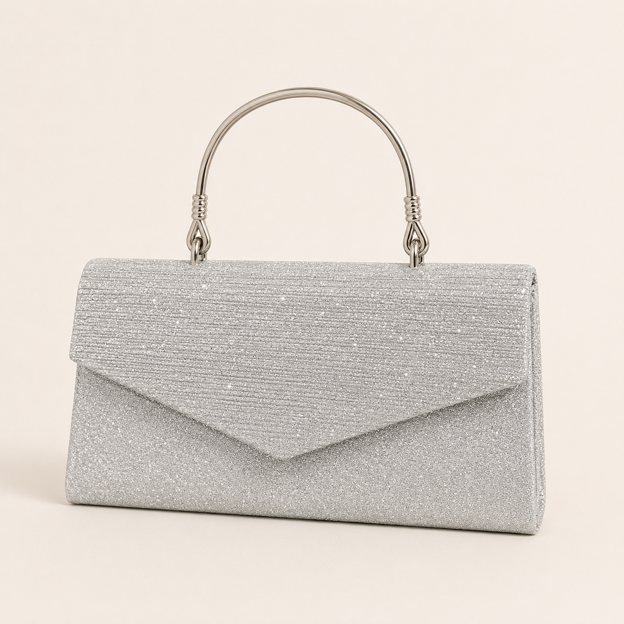 Zirel | Clutch Bag with Structured Top Handle